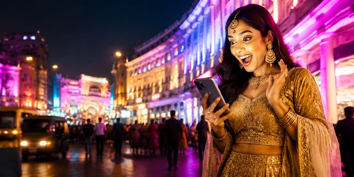 Mobile Payments at Delhi Connaught Place
