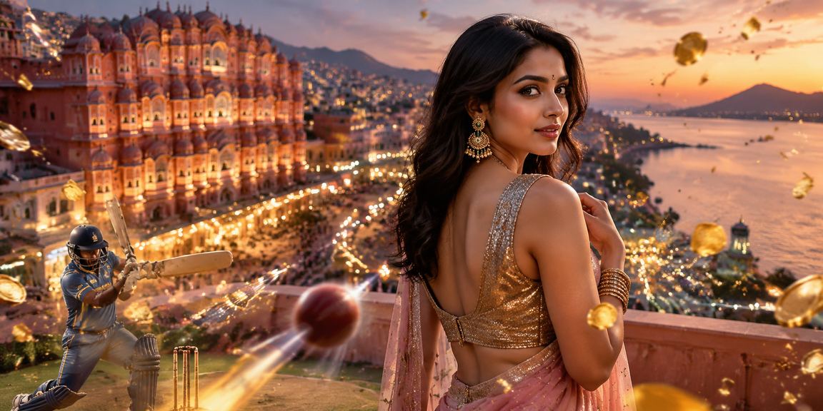 Jaipur cricket fans watching andar bahar on mobile
